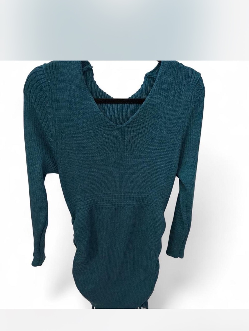 SHEIN Teal V‑Neck Knit Dress Bundle